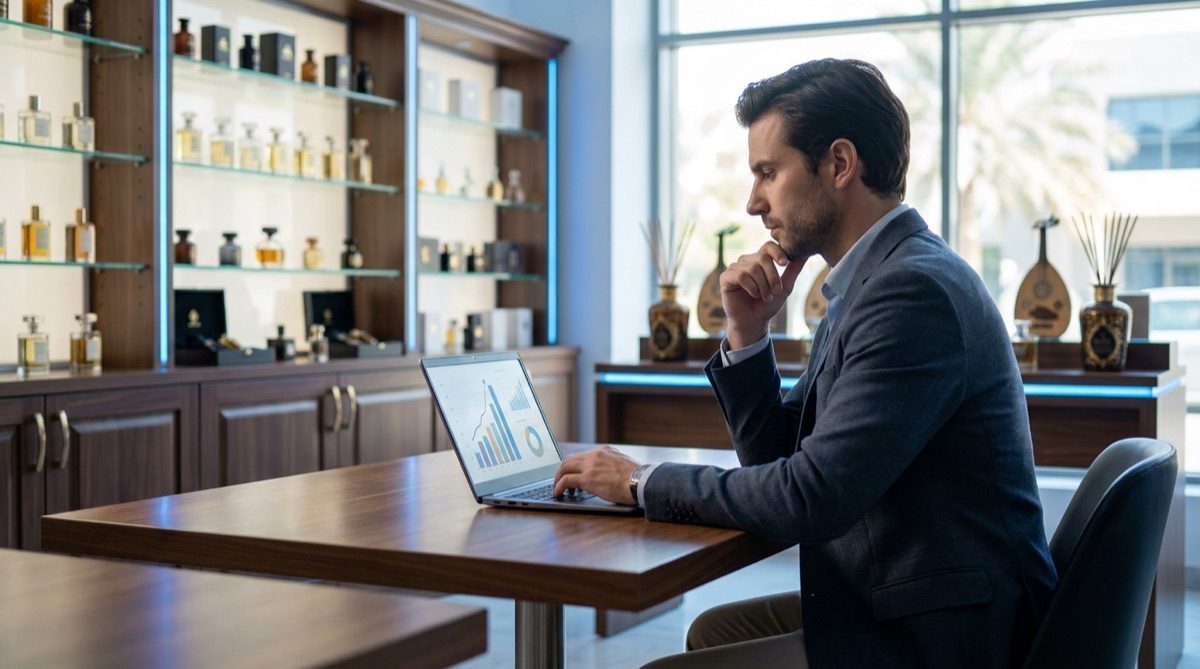 Google Shopping Ads Cost for Perfume & Oud in UAE 2026: AED CPC. Big AL Consulting, the UAE and GCC performance marketing agency.